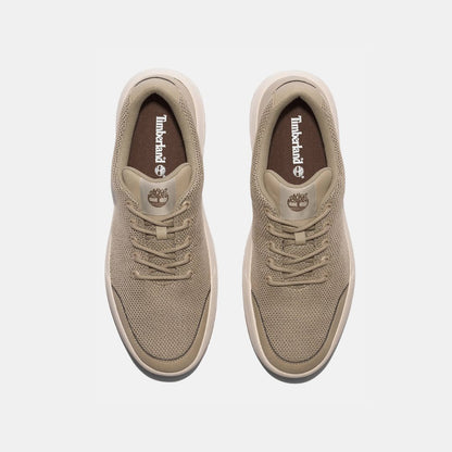 Maple Grove Light Brown Knit Lace-Up