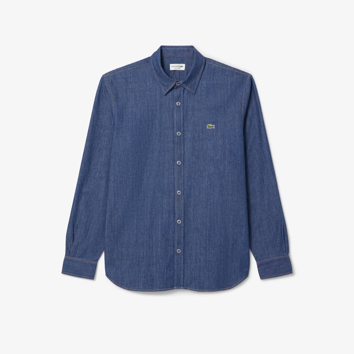 Chemise en jean légère coupe droite