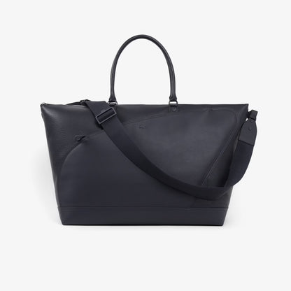 Sac de week-end en cuir grainé Club Lacoste