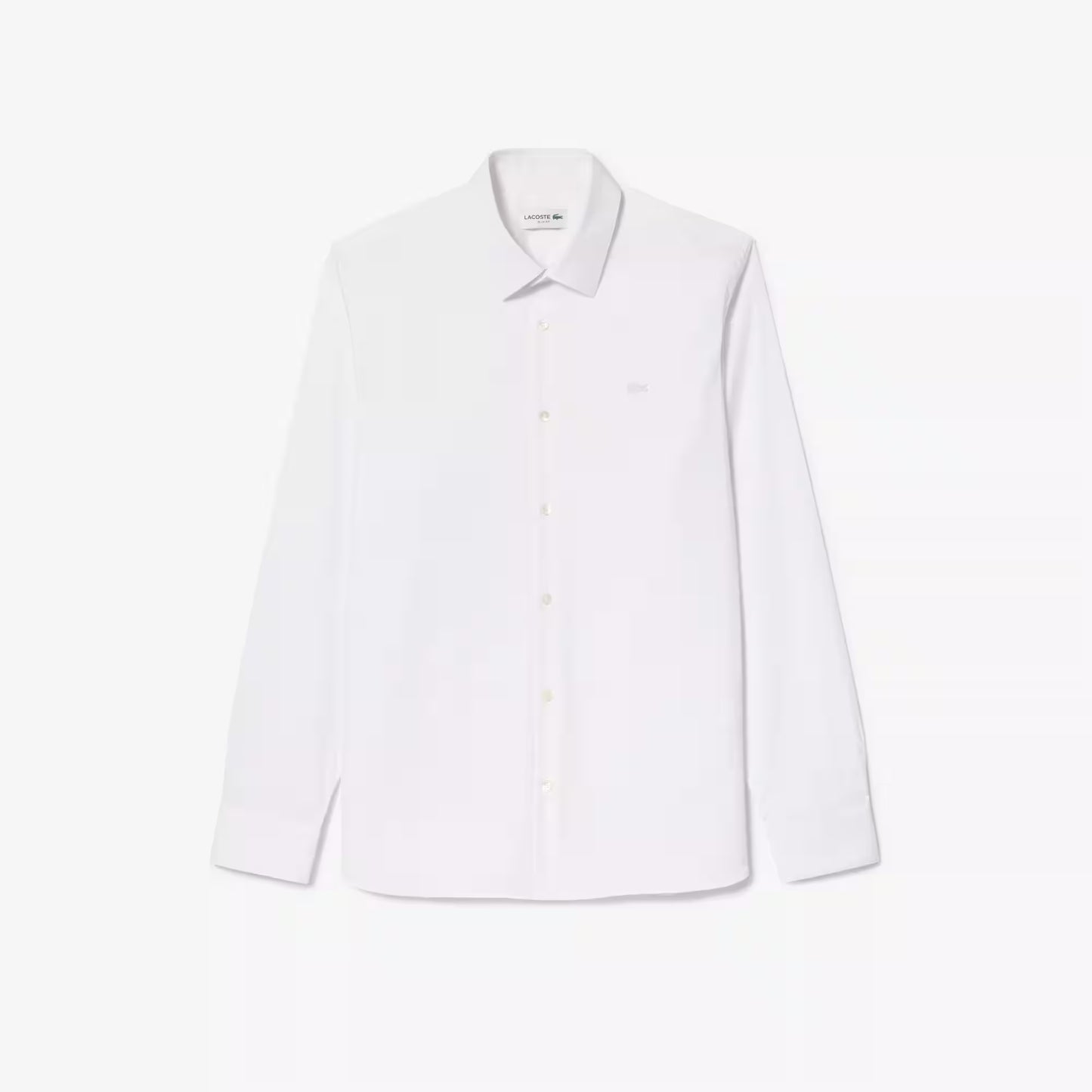 Chemise slim en popeline stretch