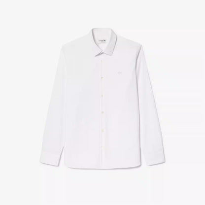 Chemise slim en popeline stretch