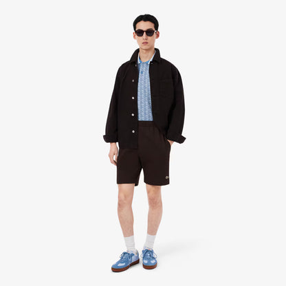 Shorts en molleton coupe droite