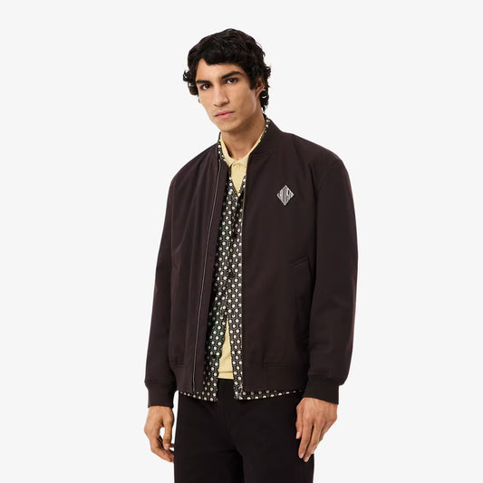 Wasserabweisende Bomberjacke mit Retro-Badge