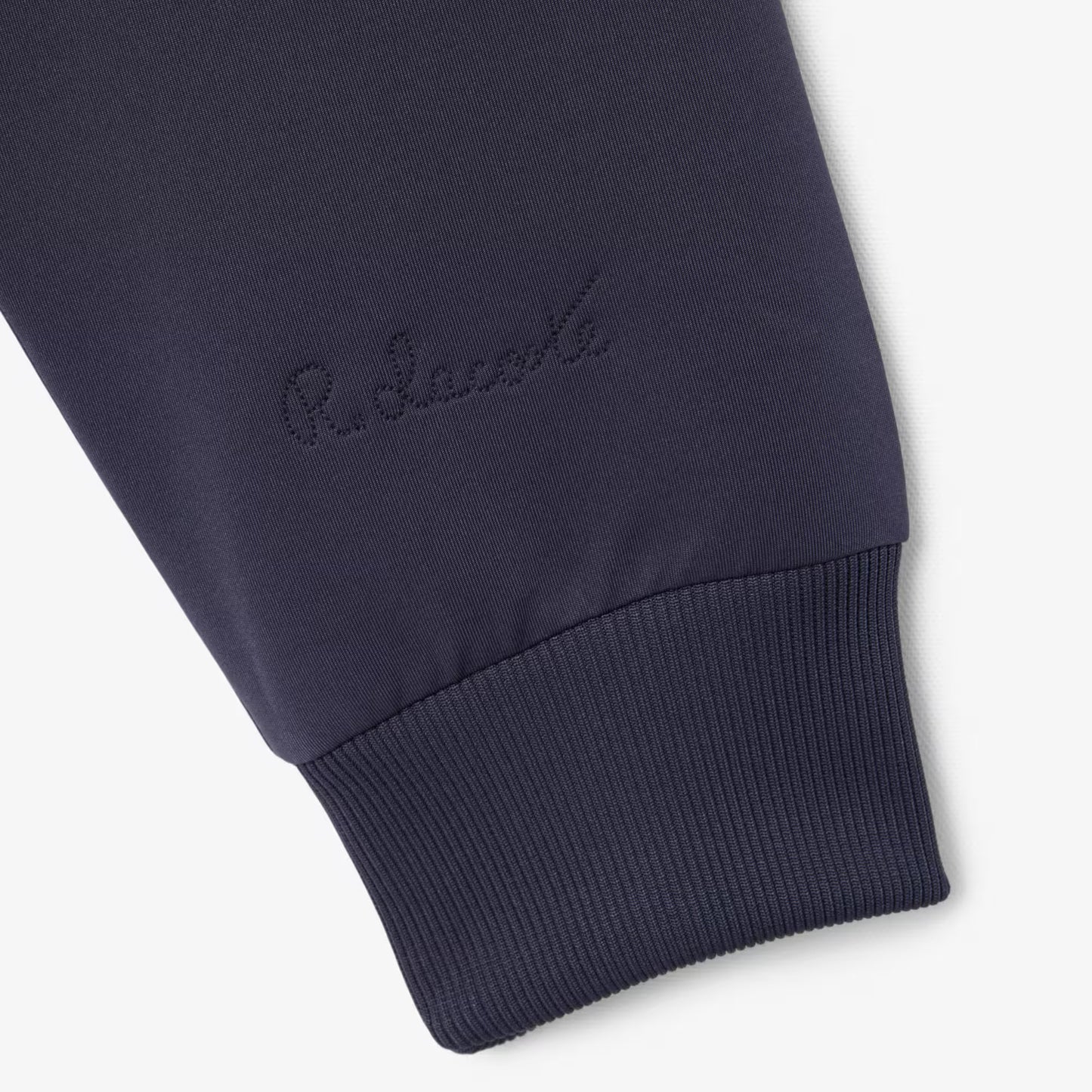 Veste brodée emblématique à col montant