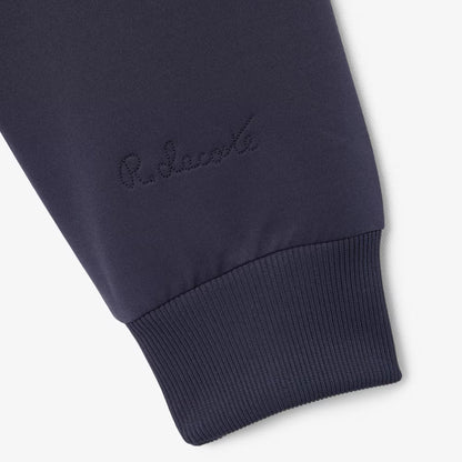 Veste brodée emblématique à col montant