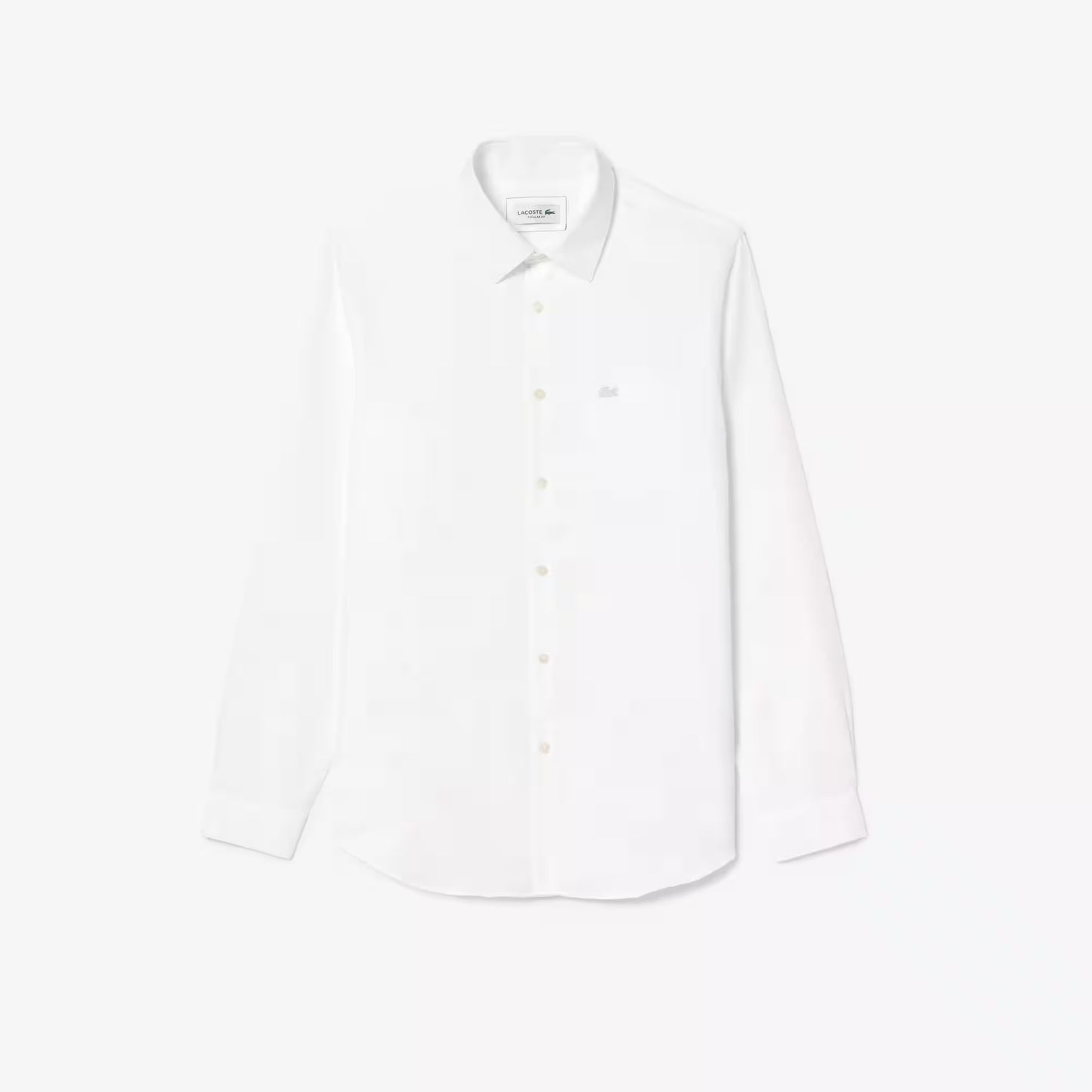 Chemise regular fit en popeline de coton