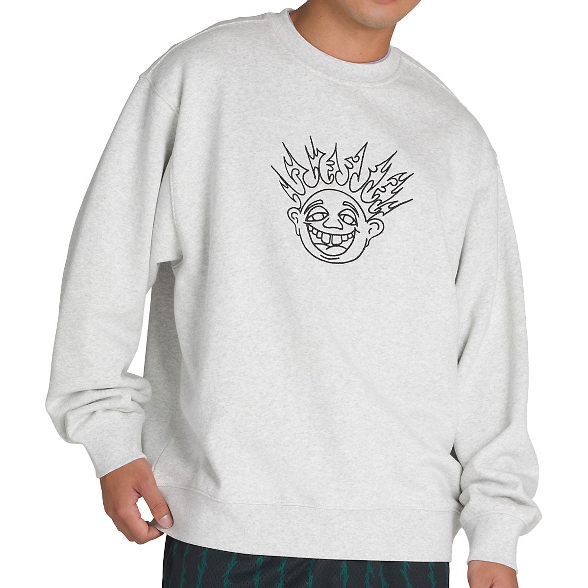 Sweat-shirt ras du cou Skate Smile Spike
