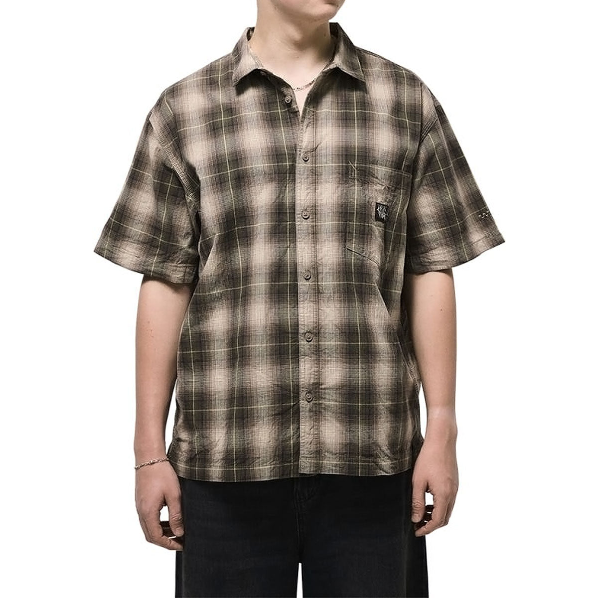 Chemise tissée à carreaux Skate