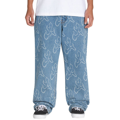 Jean ample en denim Check-5 Blaze