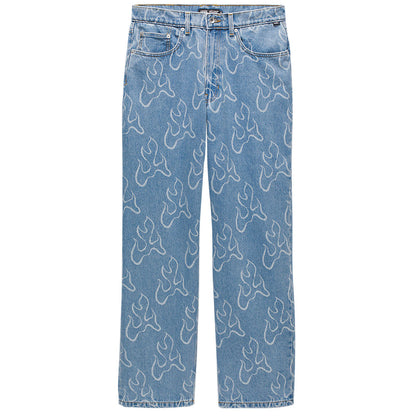Jean ample en denim Check-5 Blaze