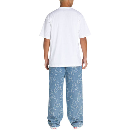 Jean ample en denim Check-5 Blaze