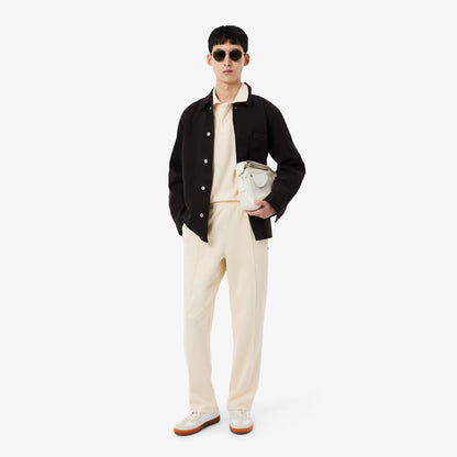 Pantalon de jogging piqué avec bande contrastante