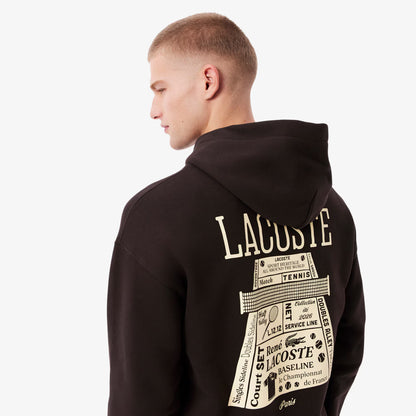 Sweat à capuche imprimé coupe décontractée