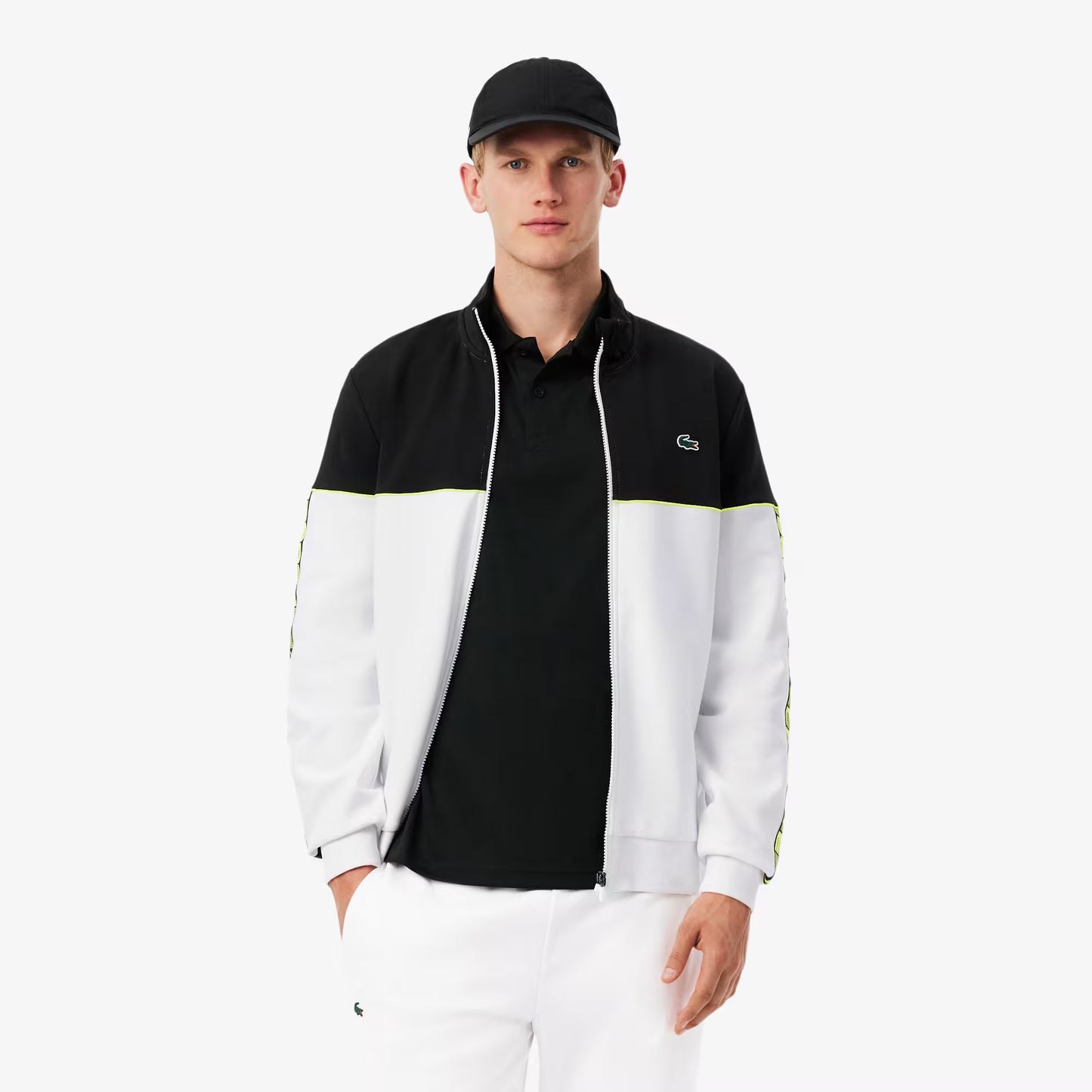 Sweat-shirt Tennis zippé color-block