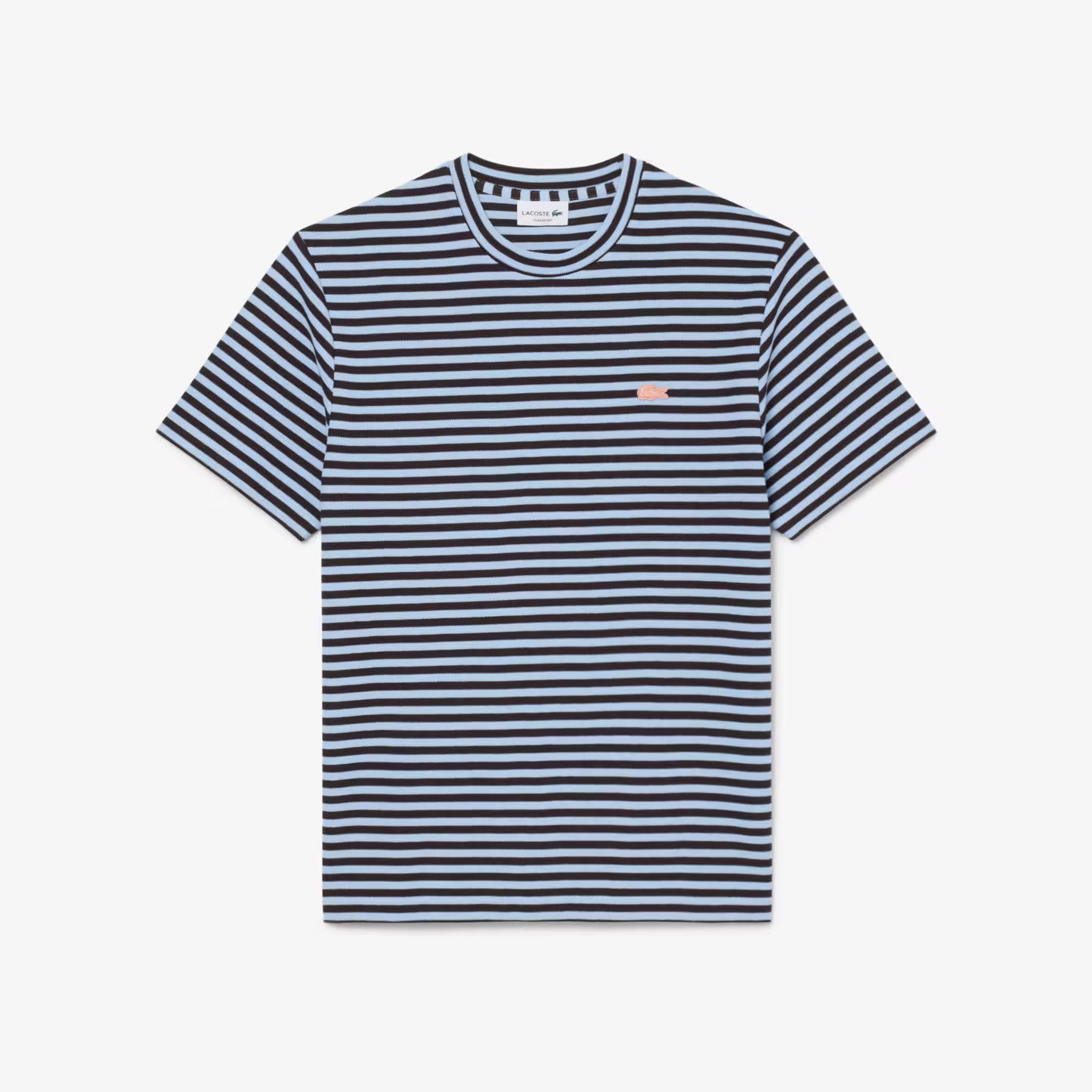 T-shirt rayé en coton texturé