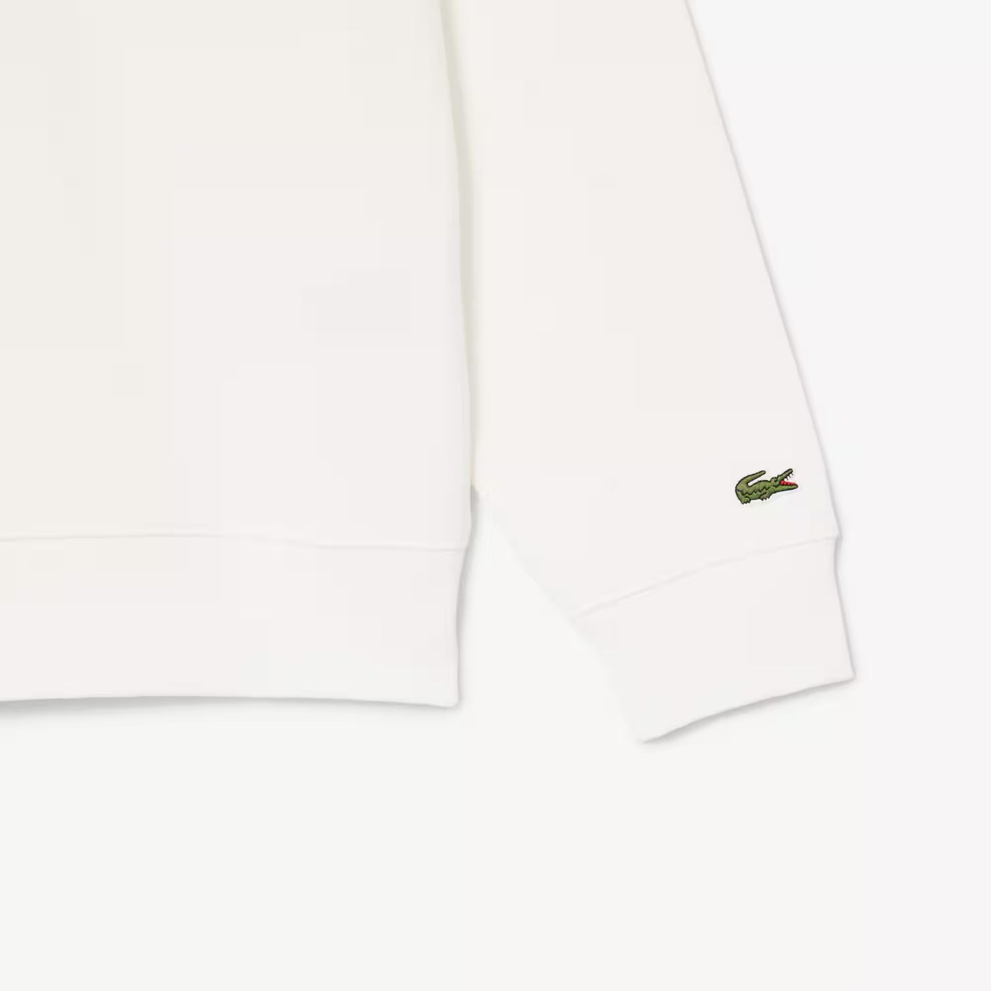 Sweat-shirt zippé gaufré à col montant