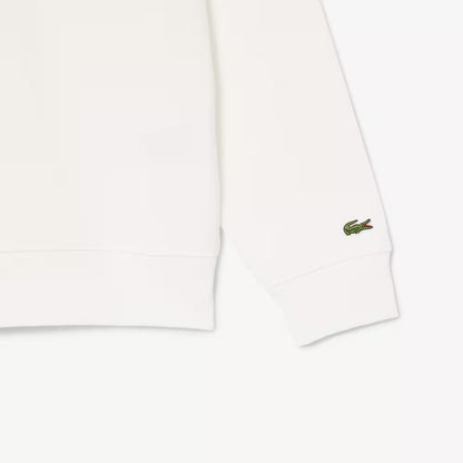 Sweat-shirt zippé gaufré à col montant