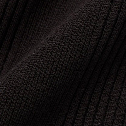 Polo en maille côtelée coupe droite