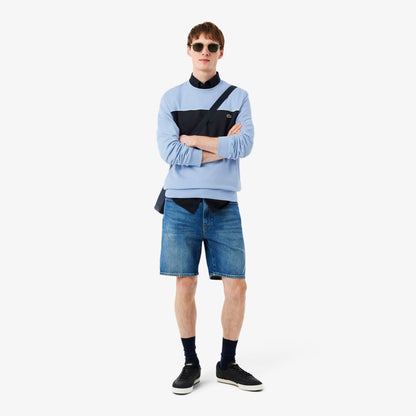 Sweat-shirt en molleton color-block