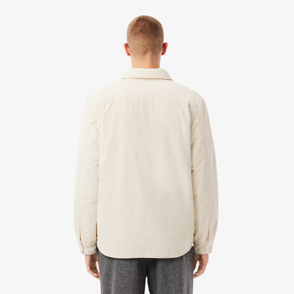 Surchemise oversize en velours côtelé