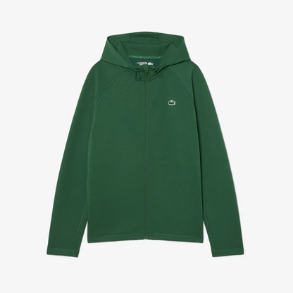 Sweat à capuche zippé extensible sport