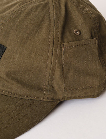 Casquette 6 panneaux Haste - Vert Végétal