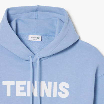 Sweat à capuche imprimé tennis