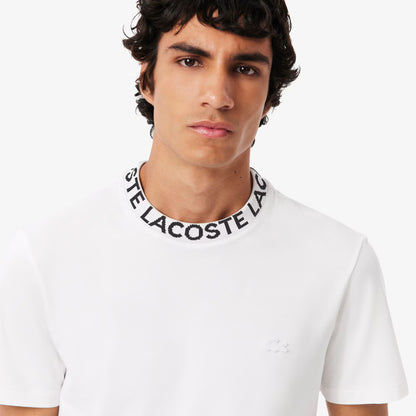 T-shirt en piqué Jacquard