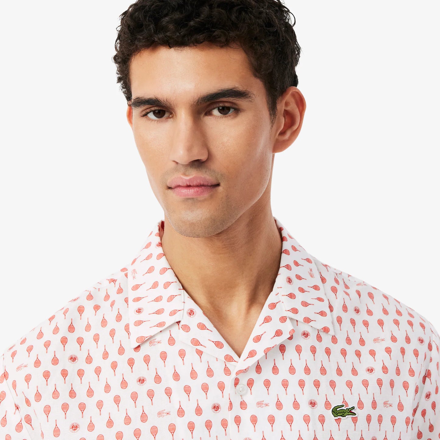 Chemise à imprimé édition Roland-Garros