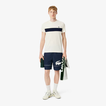 Shorts de tennis en taffetas de losange imprimé