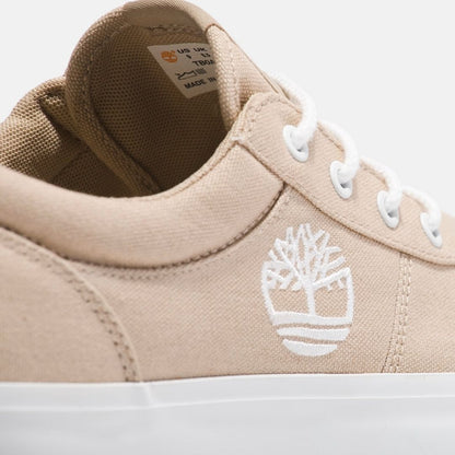 Mylo Bay Low Lace-Up Trainer Beige