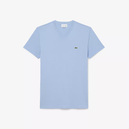 T-shirt léger en coton Pima col V