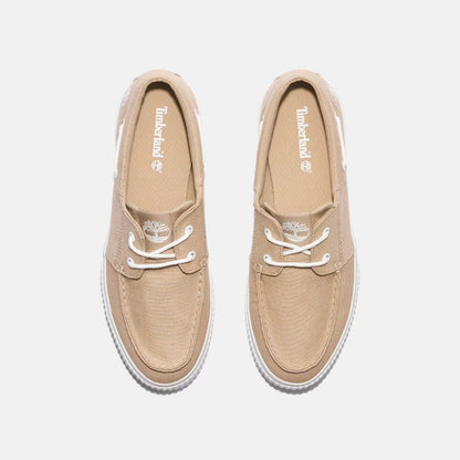 Mylo Bay Lace-up Low Trainer Beige