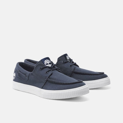 Mylo Bay Lace-Up Low Trainer Dark Blue