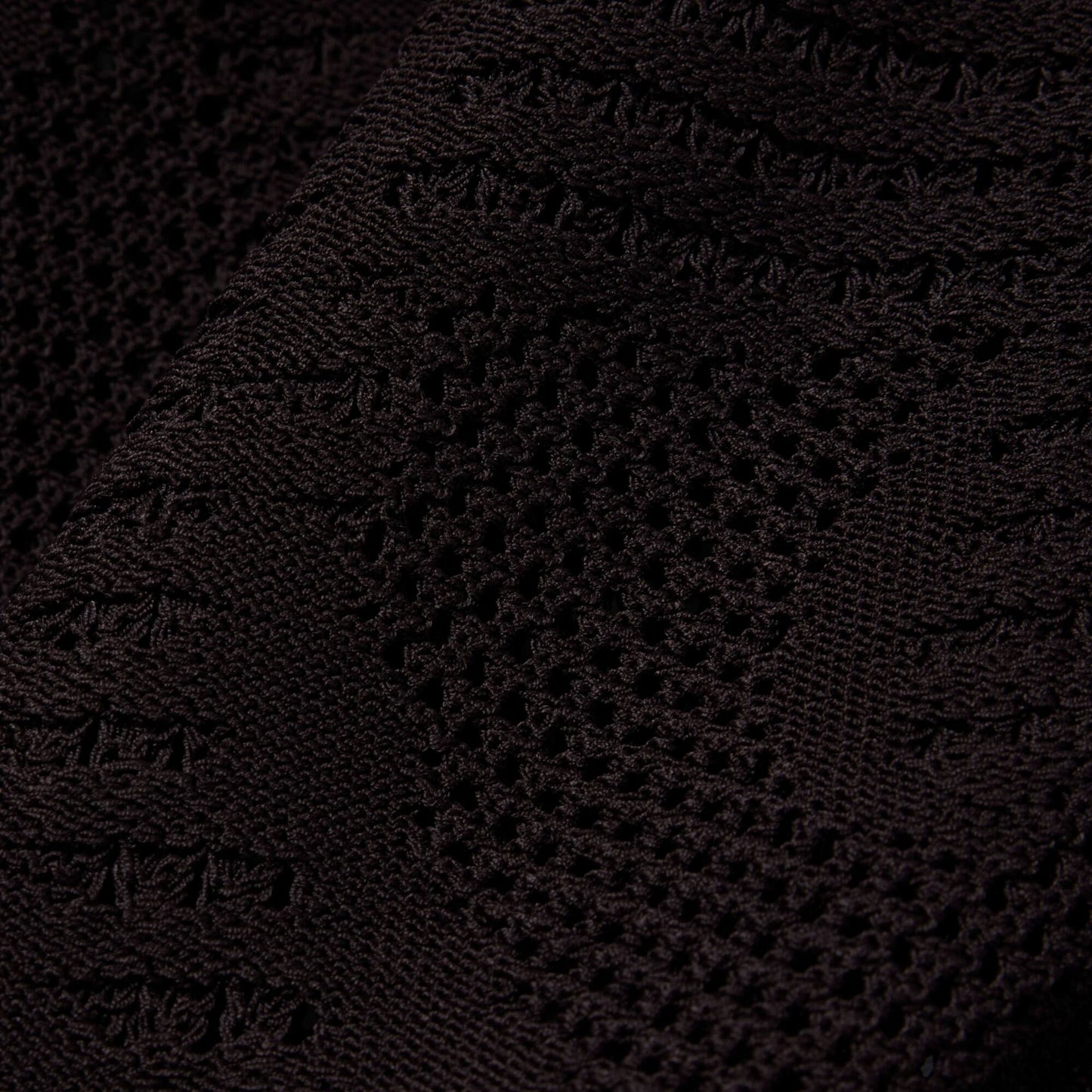 Chemise en maille ajourée crocodile