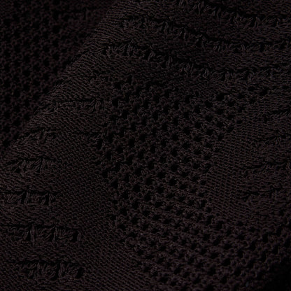 Chemise en maille ajourée crocodile