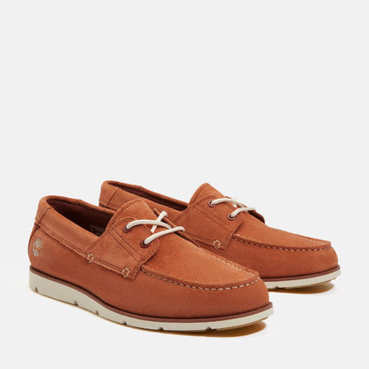 Grafton Bay Lace-Up Shoe Rust Suede