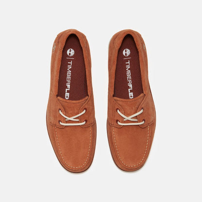 Grafton Bay Lace-Up Shoe Rust Suede