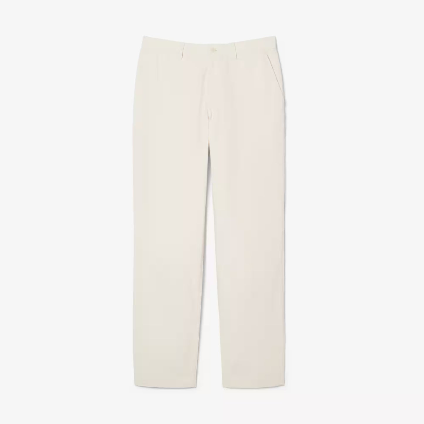Pantalon Chino en Velours Côtelé Coupe Droite