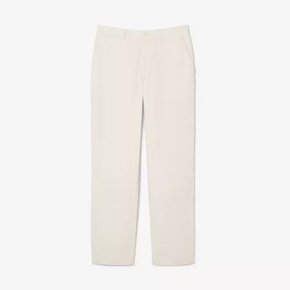 Pantalon Chino en Velours Côtelé Coupe Droite