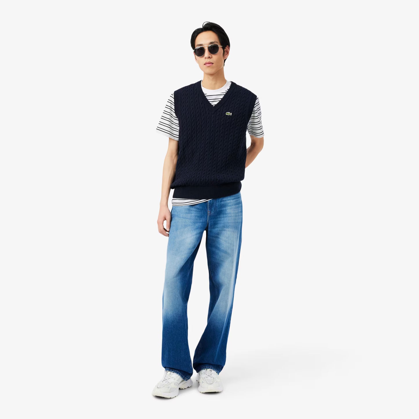 T-shirt en coton rayé