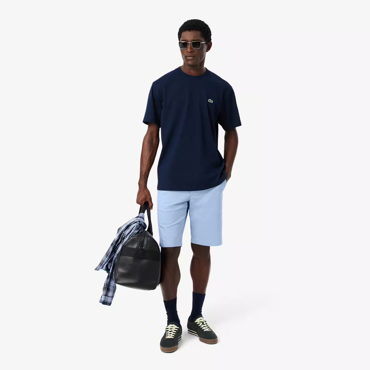 Shorts chino en sergé extensible