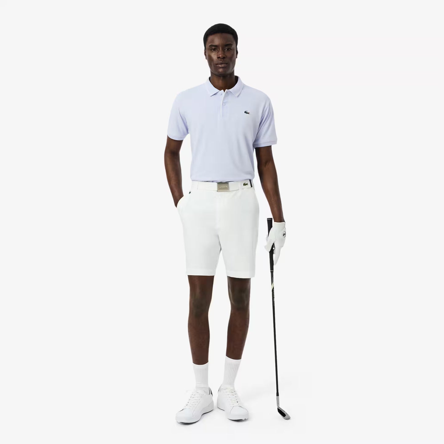 Polo de golf mini piqué thermorégulateur
