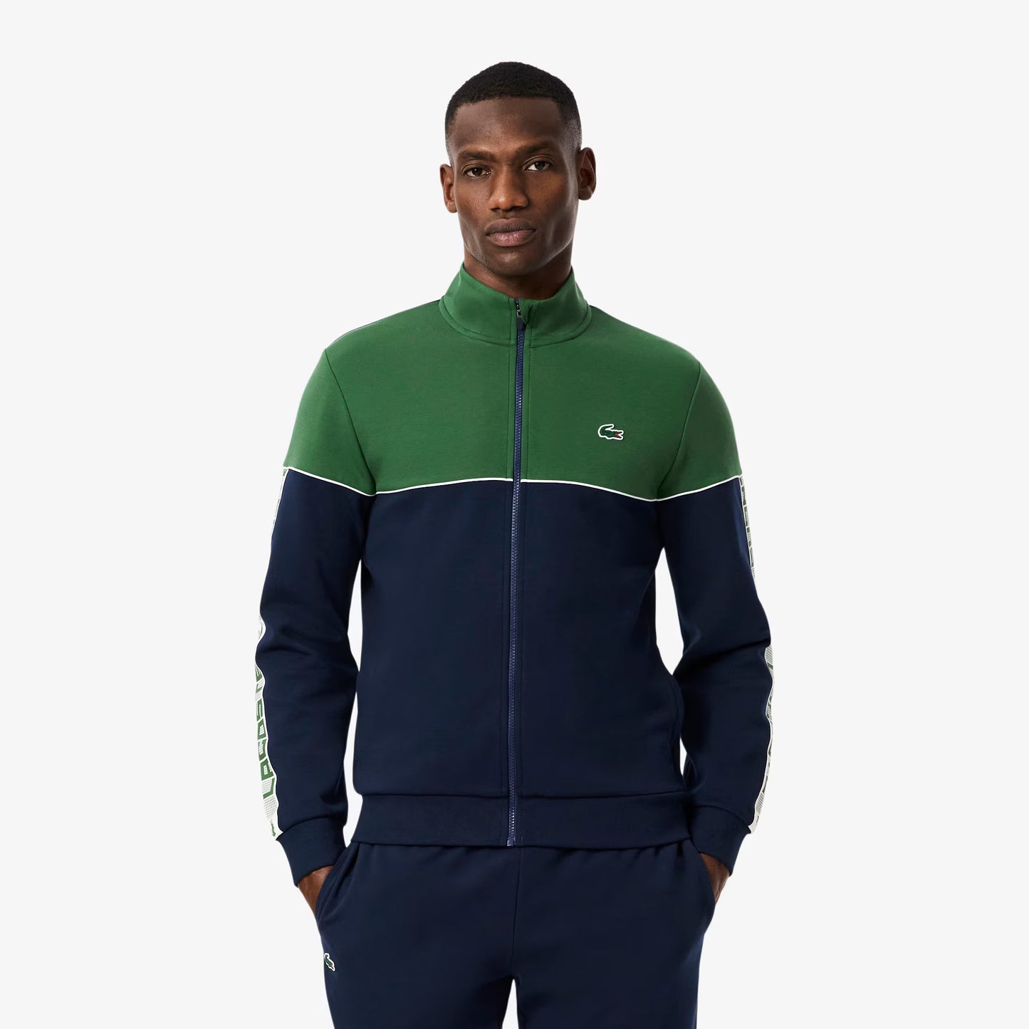 Sweat-shirt Tennis zippé color-block