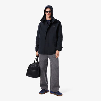 Parka mi-longue à capuche déperlante