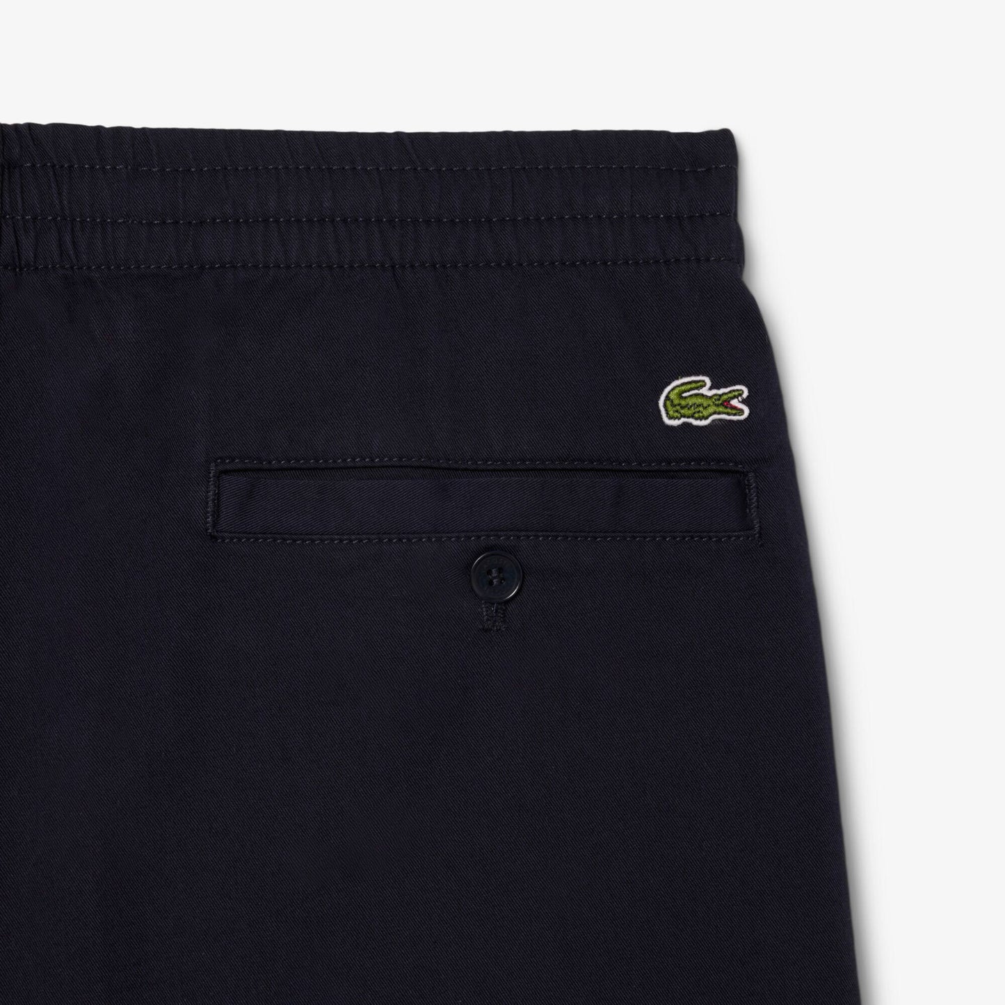 Pantalon chino en gabardine de coton à coupe droite