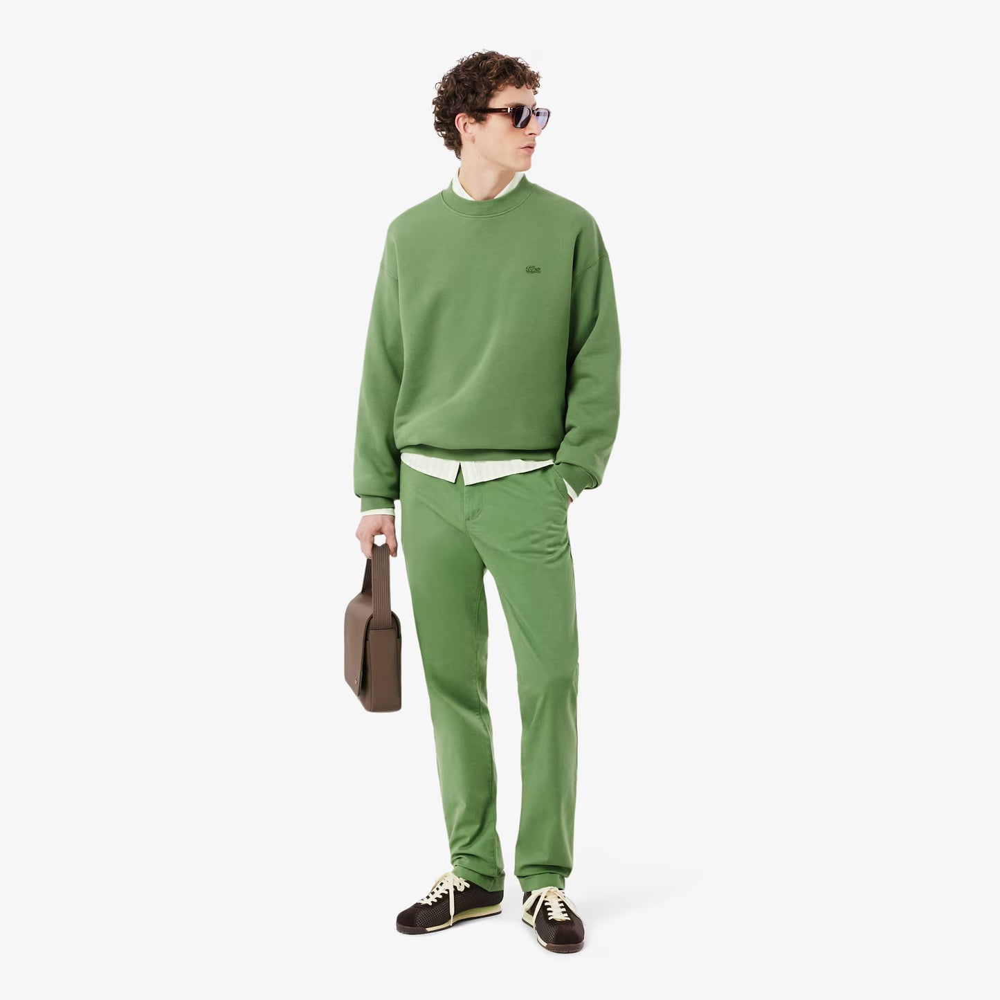 Sweat-shirt en polaire épaisse coupe ample