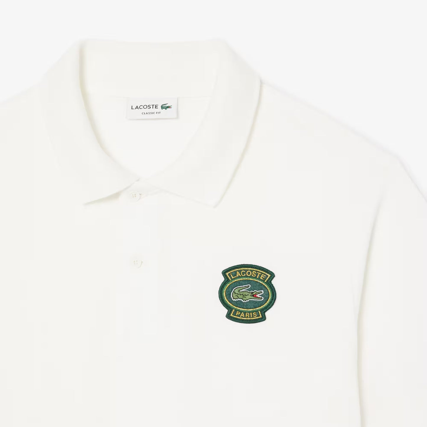 Polo classique en petit piqué avec écusson