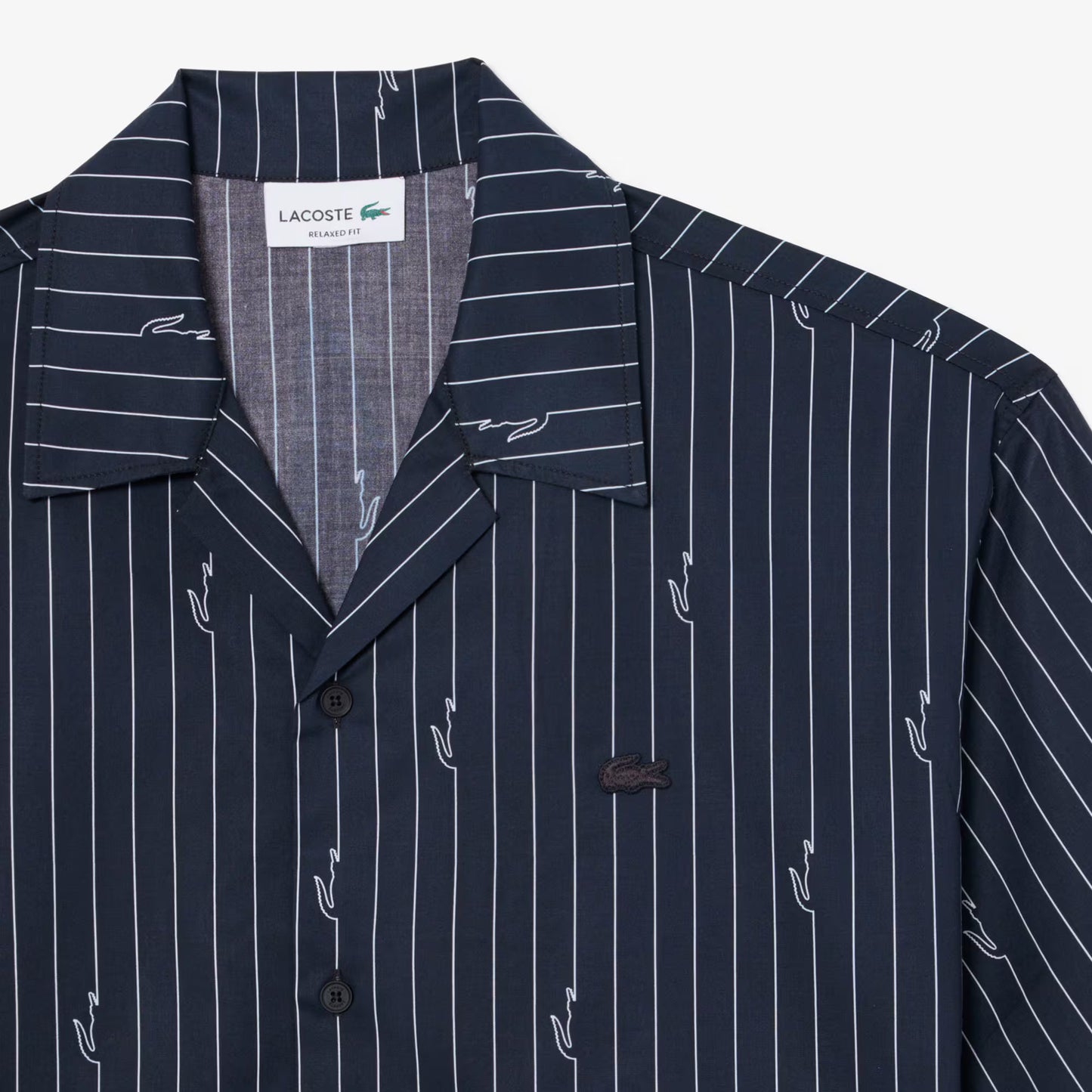 Chemise en twill imprimé coupe décontractée