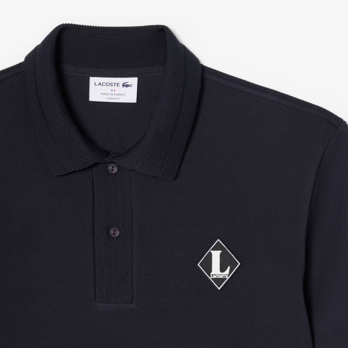 Polo classique de fabrication française avec badge